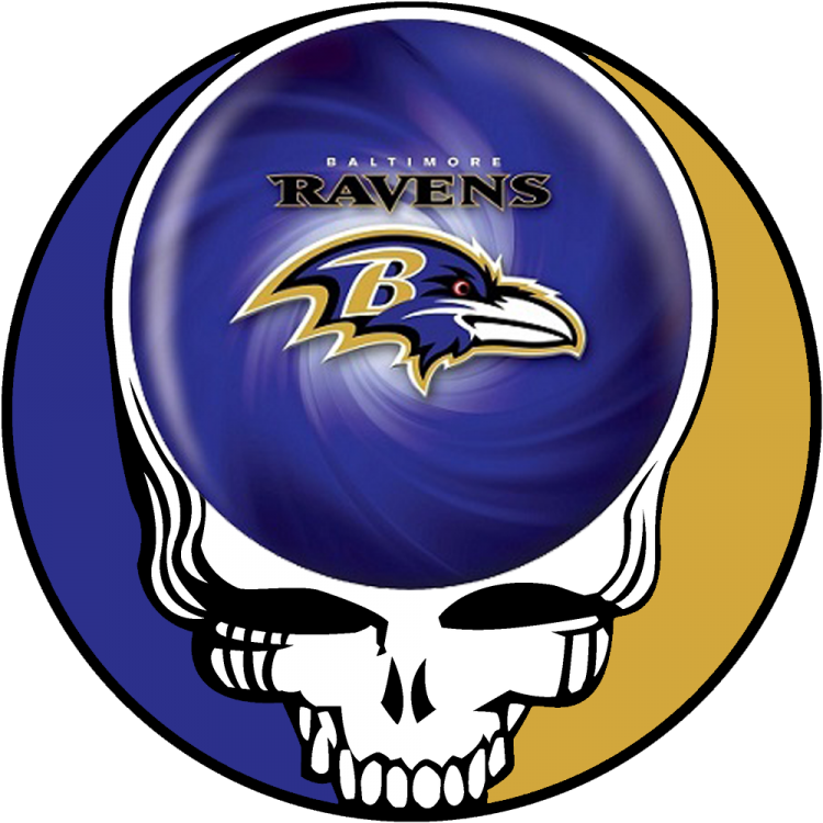 Baltimore Ravens skull logo DIY iron on transfer (heat transfer)